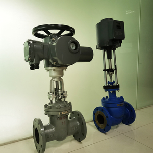 Actuador Motorizado Multivuelta de 4 Pulgadas con Doble Brida Tipo On/Off, Acero al Carbono, 150LB 300LB 380V DN100 - Product Image 1