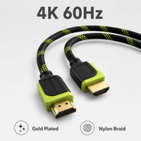 Câble 4K de haute qualité pour usine, prend en charge le transfert audio-vidéo 4K 60Hz 3D ARC à 18 Gbit/s pour HDTV, projecteur, caméra, ordinateur