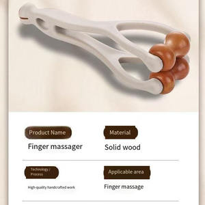 Peine de Madera para Masaje de Manos, Herramienta de Rodillo de Acupresión, Palo de Masaje de Meridianos para Articulaciones de los Dedos - Product Image 4