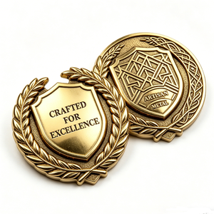 Moneda Conmemorativa Personalizada de Aleación de Zinc Fundida a Presión de Doble Cara, Premio Corporativo y Moneda Coleccionable - Product Image 1