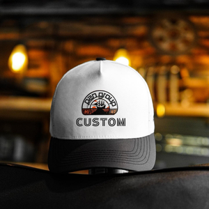 Casquette de golf et de baseball imperméable en gros, 100 % coton, unisexe, réglable, fabriquée au Vietnam, avec logo imprimé, trous découpés au laser, bicolore - Product Image 1