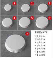 Couvre-gobelet en papier jetable pour boissons, couvercle de bouteille en papier pour hôtel et restaurant