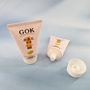 GOK Marigold Soothing Moisturizing Body Wash, tube souple en PP avec bouchon à vis, emballage cosmétique imprimé à l'écran - Product Image 3