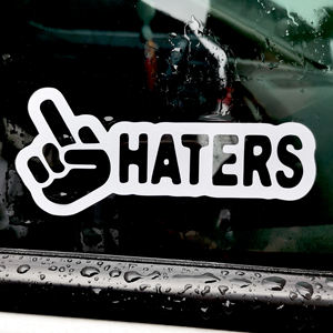 Calcomanías de protección UV para ventana de <span class=keywords><strong>coche</strong></span>, pegatinas impermeables con diseño de <span class=keywords><strong>caballo</strong></span> de dibujos animados, Color negro - Product Image 4