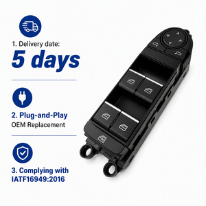 Interruptor Maestro de Control de Ventanas para <span class=keywords><strong>Mazda</strong></span> <span class=keywords><strong>3</strong></span> Axela 20-, BELG-66-350, Elevador de Ventanas, Repuesto OEM - Product Image 1