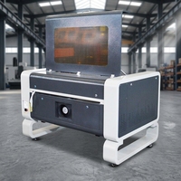 Máquina de Grabado Láser CO2 ActionLasers 9060 - de Sobremesa, Alta Precisión, Refrigeración por Agua, CNC, para Madera, Vidrio, Metal, Control Ruida, USB/Wi-Fi