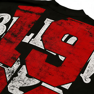 男女通用100% 高级棉t恤定制o领标志图形图案图案印花加尺码选项男女 - Product Image 4