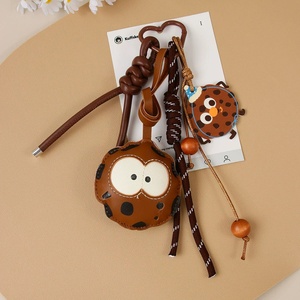 Diseño Creativo 2026, Nuevas Decoraciones para Bolsos, Regalo de Cumpleaños para Niños, Accesorios de Moda para Mujer, Dijes de Galletas Marrones de Cuero PU Suave - Product Image 3