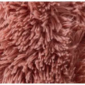 Oreiller Câlinable Vianney Rose Oblong avec Soutien Cervical, Rembourrage 100% Fibre de Polyester, Lavable en Machine, Style Moderne, Motif Uni - Product Image 5