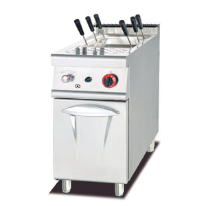 Cuisinière à nouilles à gaz commerciale en acier inoxydable haute capacité Machine à pâtes multi-paniers avec base d'armoire électrique 6000W 220-240V - Product Image 2