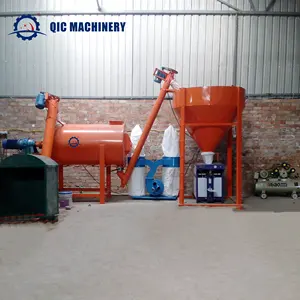 Factory Sale Dry Mortar Production Line Cement Powder Mixer Wall Putty Mixing Equipment Ceramic Tile Adhesive Making Machine