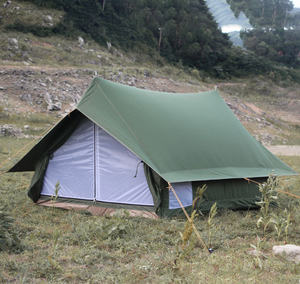 Tienda de <span class=keywords><strong>playa</strong></span> familiar a prueba de lluvia para exteriores en forma de A, puntales inflables de TPU, cabaña de tela Oxford de un dormitorio diseñada para mayor durabilidad y comodidad - Product Image 4