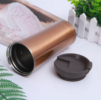 Taza Térmica de Acero Inoxidable 304 de Doble Pared de 16 oz con Impresiones Personalizadas, Taza de Café de Doble Pared, Taza para Camping