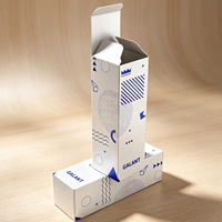 Boîte en carton argenté personnalisée pour les soins de la peau, emballage cosmétique gaufré avec doublure en éponge pour crème pour le visage
