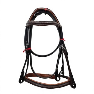 Horse Bridle Custom Packaging Factory Made Brand Wholesale Handmade Full Size Leather Reins Durable <b>Equestrian</b> Tack Accessory - Product Image 6