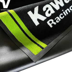 Tapis de garage personnalisé pour <span class=keywords><strong>moto</strong></span>, absorbant l'huile, lavable, antidérapant, support en caoutchouc PVC, coussin pour accessoires tout-terrain, tapis de course <span class=keywords><strong>Yamaha</strong></span> - Product Image 5