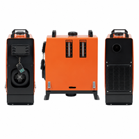 Chauffage d'air diesel vertical tout-en-un 8KW 12V/24V avec réservoir de carburant de 5L, chauffage de stationnement à faible consommation de carburant pour camion, camping-car, motorhome