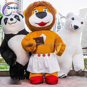 Felice festa evento gonfiabile del fumetto della mascotte del <span class=keywords><strong>leone</strong></span> del vestito del partito di halloween parade - Product Image 2