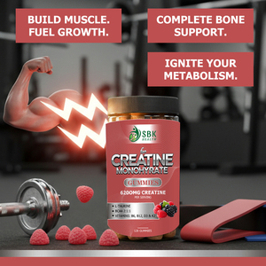 Gomitas de Creatina Monohidrato 6200mg con L-Taurina, Sabor a Bayas Mixtas, para Desarrollo Muscular y Crecimiento, ¡Oferta! - Product Image 5