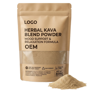 Mezcla de Kava Herbal en Polvo de Marca Privada OEM, 300g, Suplemento Dietético para Mejorar el Estado de Ánimo y la Relajación, Suministro al por Mayor - Product Image 1