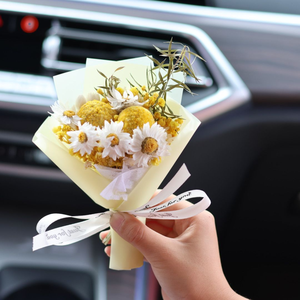 Mini-bouquets <span class=keywords><strong>de</strong></span> fleurs séchées faits à la main pour désodorisant <span class=keywords><strong>de</strong></span> voiture - Décoration <span class=keywords><strong>de</strong></span> mariage et <span class=keywords><strong>de</strong></span> maison - Fleurs préservées écologiques - Product Image 5