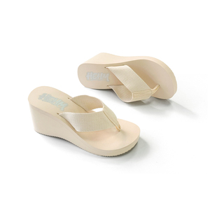 Custom <strong>Women's</strong> Wedge <strong>Flip</strong> <strong>Flops</strong> Rubber Thin <strong>Flip</strong> <strong>Flop</strong> Slipper For Beach Open Round Toe Slippers Printed - Product Image 4