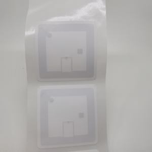 50*50mm ISO/IEC 15693 I CODE SLIX RFID HF White Library <strong>Book</strong> Sticker - Product Image 4