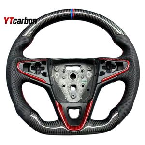 Ytcarbon พวงมาลัยคาร์บอนไฟเบอร์แท้อุปกรณ์ตกแต่งภายในรถยนต์สำหรับ Combo E mokka E GS Si ปรับเปลี่ยนสไตล์การแข่งรถ - Product Image 1