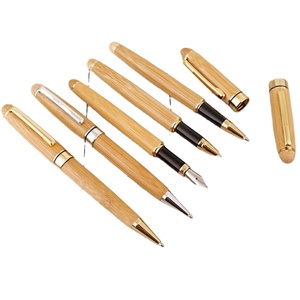 Juego de Bolígrafos de Bambú Personalizados - Bolígrafos de Madera Grabados a Medida para Regalos Corporativos y Artículos Promocionales - Product Image 3