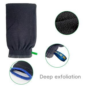 Guante Kessa, guantes de baño exfoliantes marroquíes, representantes con excelente calidad de detalles, puede personalizar logotipos - Product Image 2