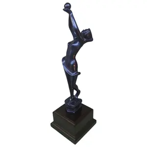 Troféu DIY 2024 Fabricante de Troféu de sapato de futebol 3D em resina de ouro personalizado de alta qualidade e superfície superior