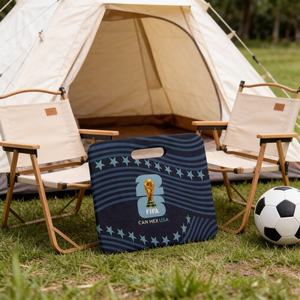 Coussin de siège extérieur imperméable imprimé Coupe du Monde <span class=keywords><strong>FIFA</strong></span> 2026 États-Unis, sous licence officielle, léger, pour sièges de stade - Product Image 3
