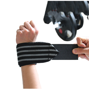 Vente flash - Bandes de poignet respirantes, imperméables et élastiques avec logo personnalisé, protection professionnelle pour la musculation et le powerlifting - Product Image 5