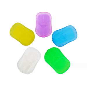 <span class=keywords><strong>Savon</strong></span> Portable Mini Voyage en Feuilles Parfumées, <span class=keywords><strong>Savon</strong></span> Moussant en Papier, Lingettes Jetables pour le Bain et le Nettoyage, en Boîte pour Usage Domestique - Product Image 4