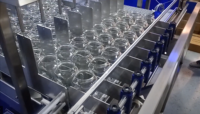 Convoyeur de chargement d'indexation JILC-1200 Machine automatique de table d'alimentation de fût de bouteille rond ou carré