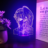 Lampe de nuit Anime pour bébé, lampe de chevet pour chambre d'enfant, décoration murale, lampe de table mignonne