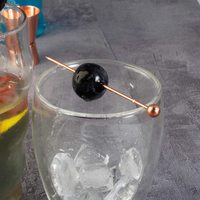 Pics à Cocktail dorés décoratifs multicolores en acier inoxydable pour les fêtes au Bar ou les collations au barbecue