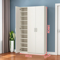 Balcon armoire à chaussures entrée maison grande capacité étagère à chaussures en bois massif armoire à chaussures armoire de rangement
