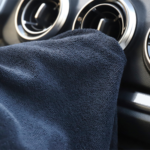 Tricol Sợi Nhỏ Làm Sạch Vải Đen Khăn Rửa Xe Vải Lớn Nước Thấm Làm Sạch Nguồn Cung Cấp Trung Quốc Bán Buôn - Product Image 2