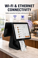 Nouvelle Caisse Enregistreuse Tactile Windows 15'' avec Imprimante 58mm, Système Point de Vente (PDV) pour Supermarché