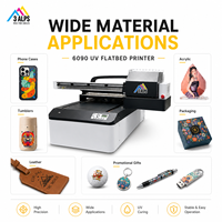 Impresora UV Plana Automática 3ALPS con Tinta Multicolor para Cuero, Fundas de Celulares, Cartón y Más