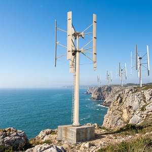 Installation facile, générateurs à entraînement direct, grands générateurs éoliens verticaux, diamètre du rotor de 9,5 m, 400 V, générateur éolien Dingyue H-100 kW Ve - Product Image 1