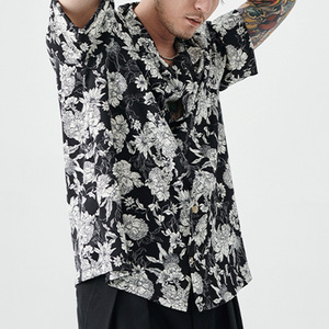 Camisa de Diseñador para Hombre, Camisas de Playa de Viscosa, Camisas Personalizadas de Poliéster, Camisas de Rayón con Estampado Hawaiano Sublimado para Hombre - Product Image 1