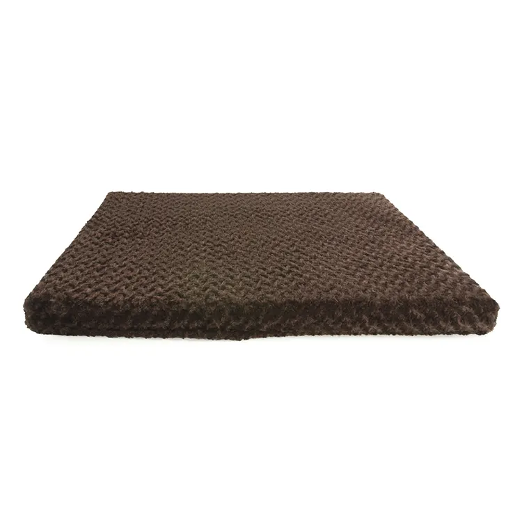 Nouveau lit de tapis de chien Portable amélioré Super doux mousse à mémoire lavable tapis de chien imperméable lit pour chien de luxe