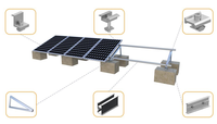 Support de montage de panneaux solaires photovoltaïques en acier en forme de C haute résistance, résistant à la corrosion Zn-Al-Mg