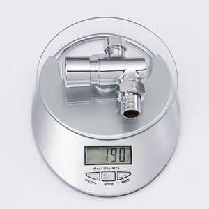Robinet de chasse d'eau pour urinoir apparent, corps en cuivre, à commande manuelle, montage mural, économie d'eau, design industriel - Product Image 4
