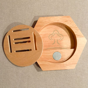 Soporte de exhibición de medallas de nido de abeja, estantes de almacenamiento de medallas de madera para exhibición de baloncesto y premios - Product Image 3