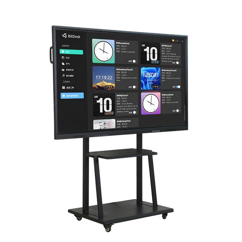 100-Inch Interactive Smart Whiteboard 4K UHD Touch Screen Digital Board, Android & Windows Compatible, All-in-One Conference Display for Meetings, Education & Business