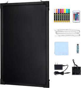 Hanging LED Writing Board Message Sign with <b>Remote</b> <b>Control</b> 16 Colors <b>Lighted</b> Chalkboard Advertising Display Board for Shop - Product Image 5