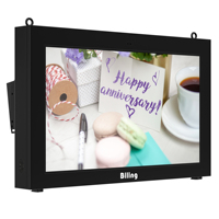 Pantalla LCD para Exteriores de 43 Pulgadas, 4K, Señalización Digital, IP65 Impermeable, para Publicidad en Tiendas, Centros Comerciales y Ascensores
